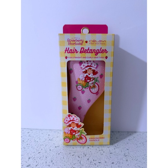 Celavi Other - Strawberry Shortcake Celavi Hair Detangler Brush Pink Ergonomic SS46459R1 NEW